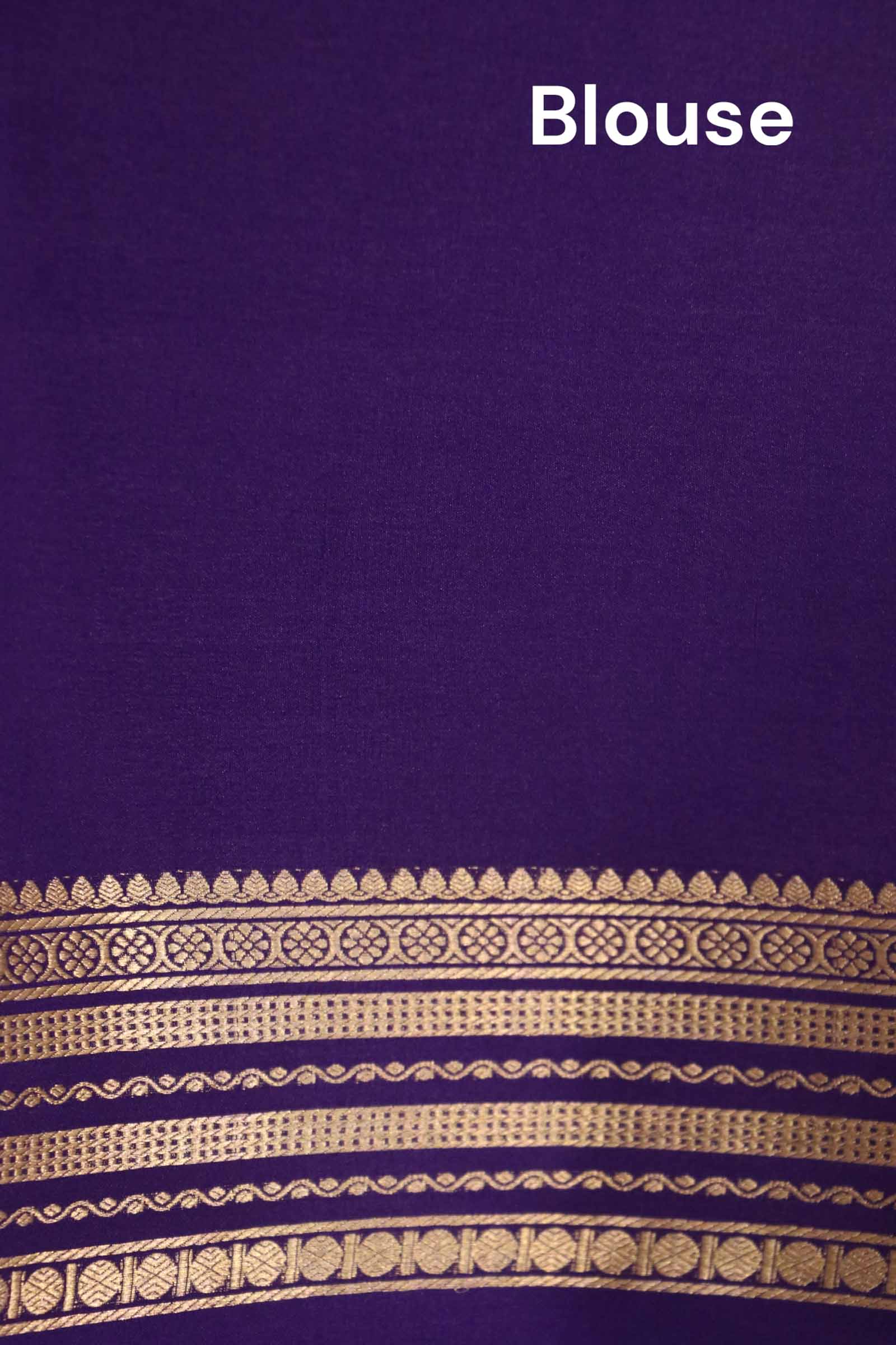 Pure Mysore Crepe Silk Saree AL207206